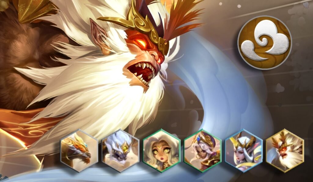 Heavenly units in TFT Set 11.