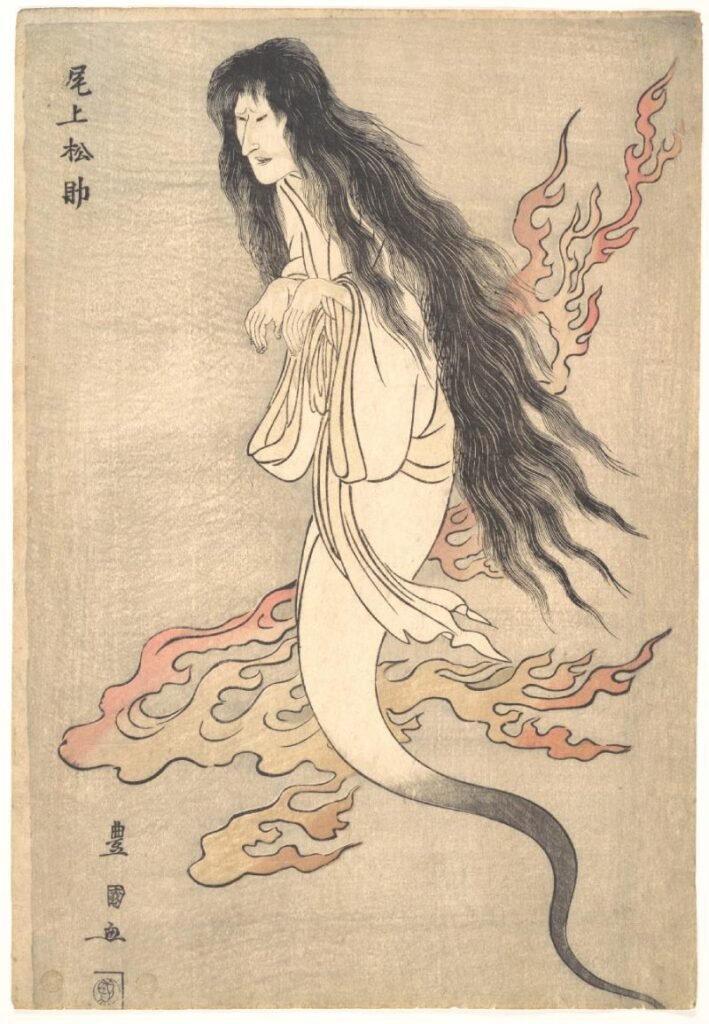 Example of a female Japanese ghost or yurei.